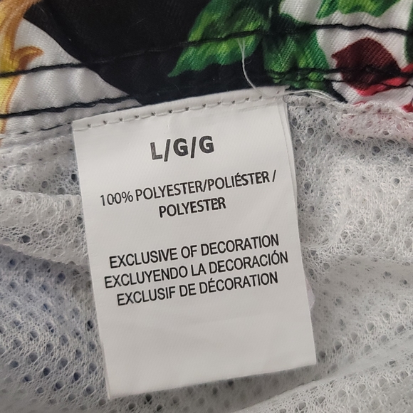 Surf Society Mens Baroque  Drawstring Lined Swim  Board SHORTS Size Large - Picture 8 of 8